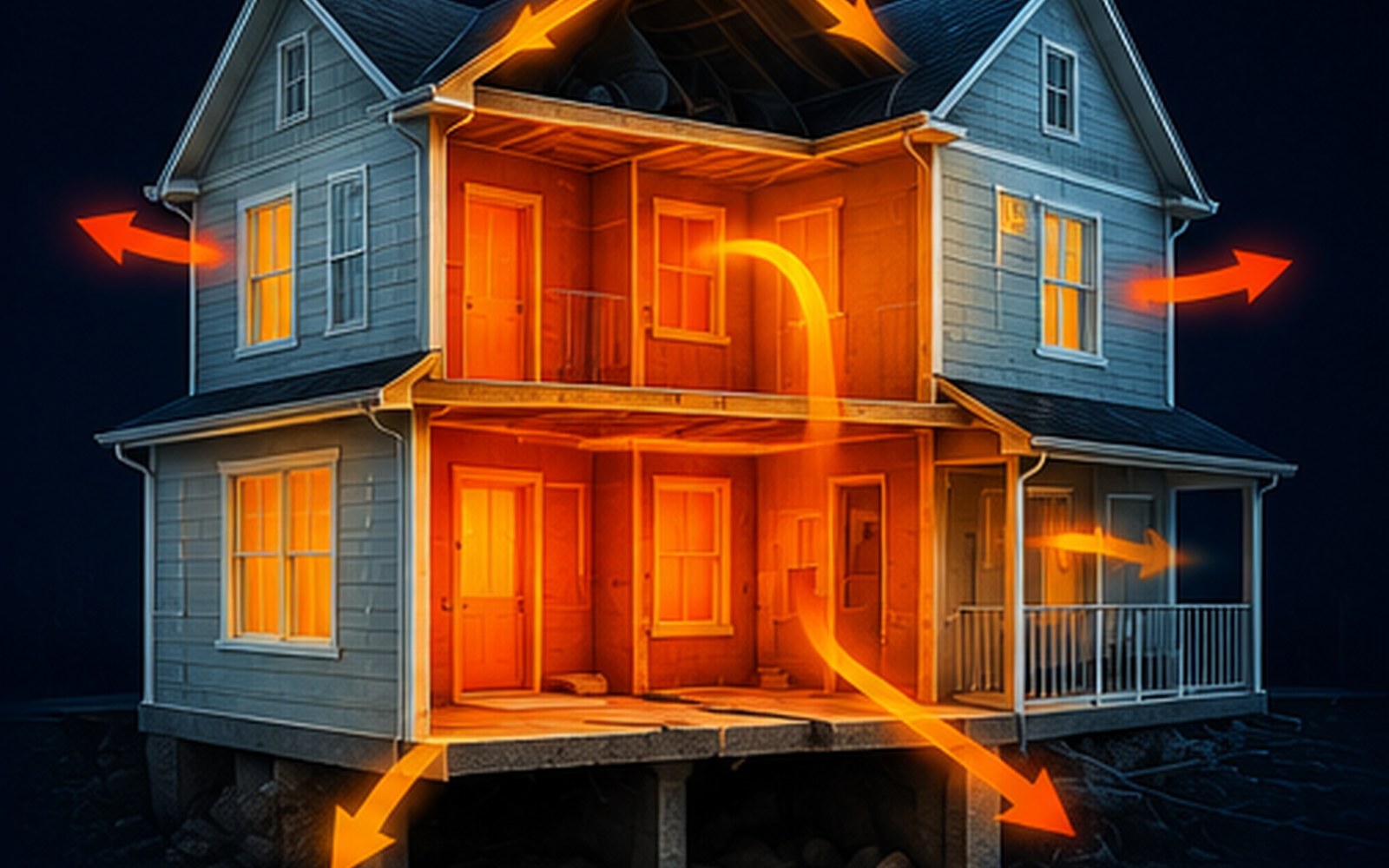 Thermal energy loss scan